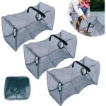 Nasse  poisson - non spcifi - 50 x 20 cm - pliable - sac alimentaire inclus - durable en nylon