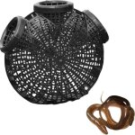 Nasse  poisson - non spcifi - portable - matriau pp - grande capacit - entre  trois trous