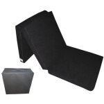 Matelas dappoint pliant - natalia spzoo - noir - 180 x 80 x 10 cm - housse amovible - 1 place - 120 kg ...