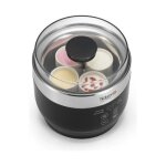 Yaourtire - naturamix - voluptea - 4 pots - 4 programmes - noir