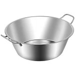 Nature et saveurs - - bassine à gras et à confiture - 38 cm - inox Nature et saveurs - - bassine à gras et à confiture - 38 cm - inox