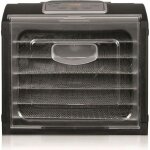 Déshydrateur à aliments - nature & saveurs - 6 plateaux - 500w - noir Déshydrateur à aliments - nature & saveurs - 6 plateaux - 500w - noir