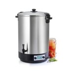 Nature&saveurs stérilisateur de bocaux électrique cuve inox avec robinet et minuteur 45l 2500w - ns st45ina ... Nature&saveurs stérilisateur de bocaux électrique cuve inox avec robinet et minuteur 45l 2500w - ns st45ina ...