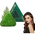 Nature seven green soap shampooshampooing solide � lherbe usmanbarre de shampooing triangulairenature ...