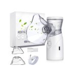 Nebulisateur inhalateur pour adultes et enfantsrespiratoire aerosol rechargeable usb - c portable silencieux ...