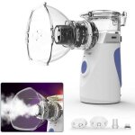 Nbuliseur ultrasonique portable mini atomiseur domestique batterie remplaable pour asthme et mpoc h040f ...