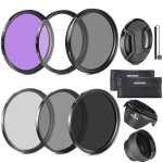 Neewer 52mm objectif filtre kit d'accessoire pour nikon d7100 d7000 d5200 d5100 d5000 d3300 d3200 d3100 ...