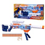 Nerf loadout arctic zerostriker blaster avec 4�accessoires interchangeables 24�fl�chettes nerf n1 chargeur ...