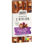 Nestle les recettes de latelier - gourmand lait raisins amandes et noisettes 170g - lot de 4