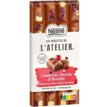Nestle les recettes de latelier - lait cranberries noisettes amandes 170g - lot de 4