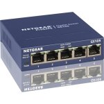 Netgear gs105 switch ethernet 5 ports m�tal gigabit (10 / 100 / 1000) protection prosafe garantie � vie ...