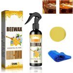 Nettoyant et poli pour meubles en cire dabeille - micro - molecularized - blanc - brillant - bois
