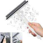 Nettoyant vitres 3 en 1 raclette en caoutchouc + ponge nettoyante + rservoir  remplir avec du liquide ...