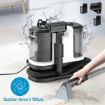 Nettoyeur d�tacheur portable - 500w / 12 kpa / tuyau 15m - cordon dalimentation 5m - r�servoir 1. 8l ...