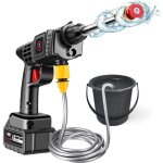 Nettoyeur haute pression sans fil - cordless power washer 60bar 150w - 5in1 - y1003