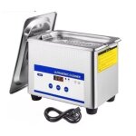 Nettoyeur � ultrasons 35w 40khz pour bijoux montres appareil de nettoyage ultrasonique inox. 800ml
