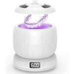 Nettoyeur ultrasons bas bruit ? 3 r�glages de temps nettoyage 360� ? 180ml pour proth�ses bijoux appareils ...