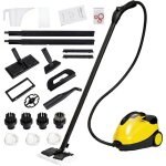 Nettoyeur vapeur 2000w 23 accessoires pression r�glable jusqu?� 4 bars r�servoir 15 l enrouleur c�ble ...
