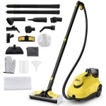 Nettoyeur vapeur 2000w pour punaises de lit costway 5bar - 19 accessoires - r�servoir 18l - roue universelle ...