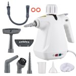 Nettoyeur vapeur  main portatif1000w multi - usage sous pression 9 en 1 pour le nettoyage avec rservoir ...