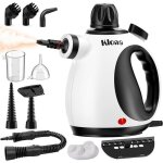 Nettoyeur vapeur manuel 10 accessoires nettoyage tapis rideaux canap�s et cuisine