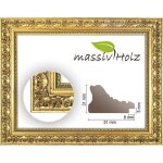 Neumann bilderrahmen cadre baroque 972 oro 40 x 50 cm or bois massif sans verre et paroi arri�re