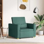 New 2026 3 - en - 1 canap� - lit convertible - fauteuil - lit - 1 personne - vert fonc� 90x165x87 cm ...