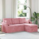 New 2026 canap� moderne - design ergonomique - pour salon - rose dimensions globales: 198x134x80 cm (lxpxh) ...
