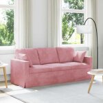 New 2026 canap� moderne - design ergonomique - pour salon - rose dimensions globales: 198x78x80 cm (lxpxh) ...