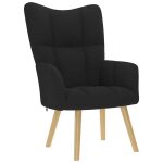 New 2026 fauteuil - chaise simple - 1 pc - poids maximal: 110 kg - noir tissu 61. 5x69x95. 5 cm l6551 ...