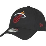 Casquette 9forty - new era - nba miami heat - noir - 100% polyester - sportswear