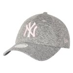 Casquette 9forty - new era - new york yankees - gris - pink - logo brod�