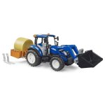 Tracteur - bruder - new holland t5. 120 - chargeur avant - coffret de chargement - 1:16 Tracteur - bruder - new holland t5. 120 - chargeur avant - coffret de chargement - 1:16