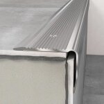 Nez de marche aluminium 40 x 30 x 1200 mm argent�