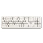 Clavier usb - ngs - spike - qwerty - 12 touches multimédia - filaire - blanc Clavier usb - ngs - spike - qwerty - 12 touches multimédia - filaire - blanc