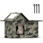 Niche pour chat exterieur cabane chat exterieur facile � laver r�sistance � la chaleur et au froid niche ...