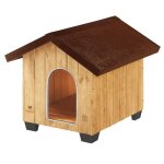 Niche pour chiens domus medium bois - ferplast - 73x85x675 cm - beige - moyen - rectangulaire - extrieur ...
