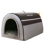 Niche pour chien int�rieur confortable taille m niche chien interieur pour chat et chiot 2 en 1 niches ...