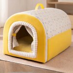 Niche pour chien int�rieurxl?60 * 45 * 40cm 2 en 1 maison pour petit grand chiensniche chien pour chat ...