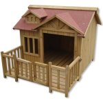 Wiltec niche de chien maison de luxe xl ? couleur marron ? 935 x 1050