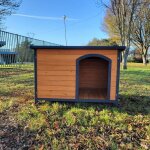 Niche - natura - toit plat - taille xl - bois 10mm - marron