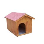 Niche � chien toit bitum� bipente 096m� - pour petits chiens