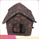 Niche dext�rieur isol�e pour chien abri en tissu imperm�able pour chat pour tous les temps