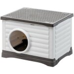 Niche - ferplast - petvilla 60 - 54 x 43 x 385 cm - blanc / gris