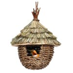 Nichoir oiseaux - fait À la main - maison extérieure - abri chaud - construction robuste - 100% naturel ... Nichoir oiseaux - fait À la main - maison extérieure - abri chaud - construction robuste - 100% naturel ...