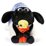 Peluche - nici - shaun le mouton - timmy avec petit ours - 25 cm - blanc / noir Peluche - nici - shaun le mouton - timmy avec petit ours - 25 cm - blanc / noir