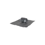 Nicoll ? chapeau de ventilation avec collerette dtanchit 125 mm anthracite - atemax
