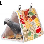 Nid doiseau - non spcifi - triangulaire - confortable - pour perroquets et oiseaux exotiques - 29x18x25 ...