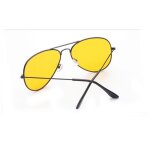 Night vision aviator lunettes de soleil pour hommes et femmes uv400 lunettes pour les conducteurs des ...