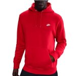 Nike sweat � capuche club fleece rouge - fn3859 - 657